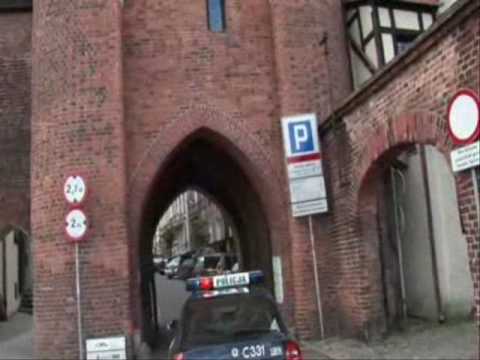 Ultramaratończyk Andrzej Urbaniak w Toruniu (Włocławek - Toruń)