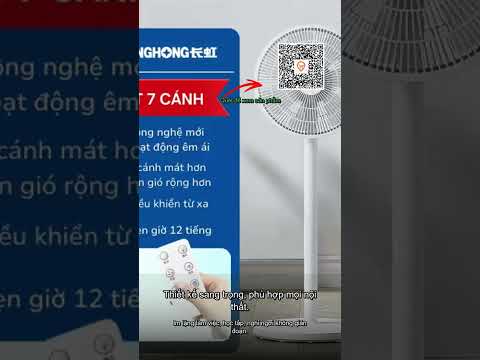 quạt cây Qcooker 7 cánh kèm điều khiển từ xa, xoay 120 độ, cực kỳ mát, không phát ra tiếng ồn, đánh…