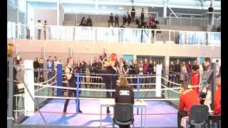 preview picture of video 'William Druelle - Savate Boxe Française à Barr  (1er round )- 22.02.15'