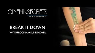 Cinema Secrets Break it down, Waterproof Make-up Remover, 125ml