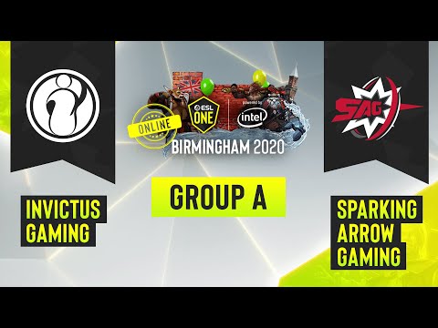 Dota2 - Invictus Gaming vs. Sparking Arrow Gaming - Game 1 - ESL One Birmingham 2020 - Group B - Chi