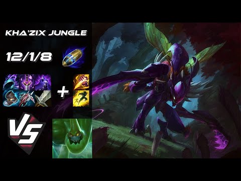 JUNGLE Kha'Zix vs Zac - NA Challenger Patch 14.11