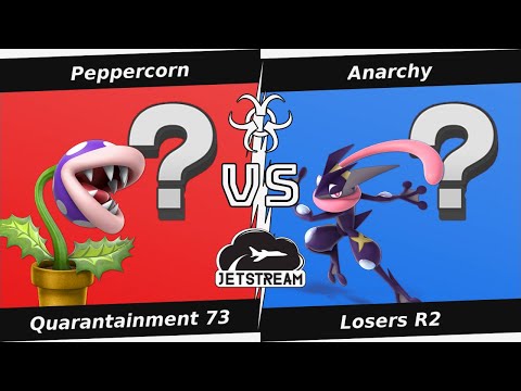 Quarantainment 73 Losers R2 - Peppercorn (Plant, Random) Vs Anarchy (Greninja, Random) - SSBU