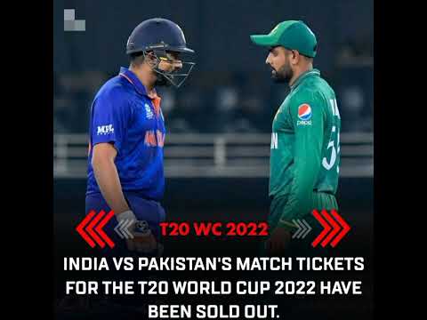 IND vs PAK Match Tickets For T20 World Cup 2022 Have Been Sold Out | #indvspak #cricket #shorts