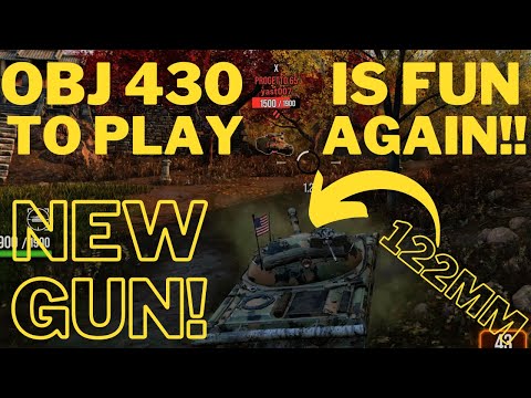 The Obj 430 Has A Great New Gun!!! WOT Console.