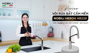 VÒI RỬA BÁT CẦN MỀM NOBILI HERON NB228 video 3