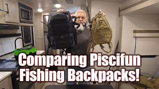 Fishing Backpacks: Small, Medium & Large! #Fishing #Piscifun