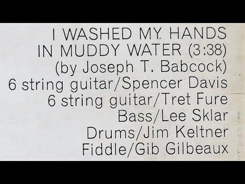 SPENCER DAVIS - Mousetrap 1972 - I WASHED MY HANDS IN MUDDY WATER