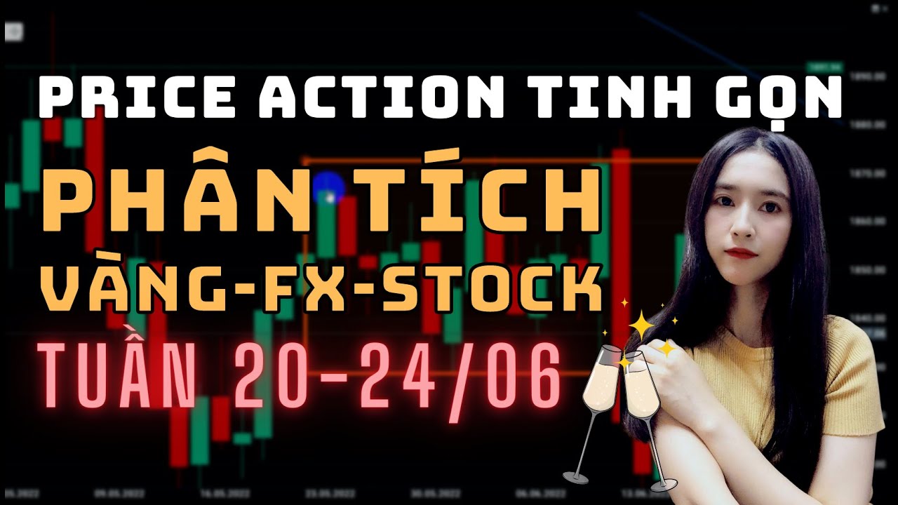 Phân Tích VÀNG-FOREX-STOCK Tuần 20-24/06 Theo Phương Pháp Price Action Tinh Gọn