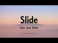 Goo Goo Dolls - Slide (Lyrics) - Dizzy Up The Girl (1998)