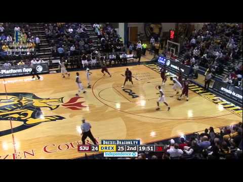 DragonsTV Highlights - Men's Basketball - Drexel vs. St. Joe's