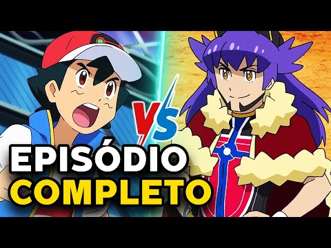 Ash vs Leon Batalha Final   Pokemon Dublado