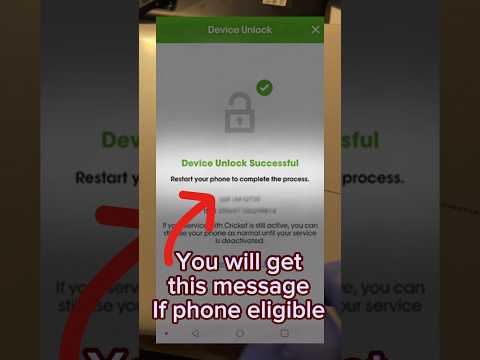 How to SIM unlock Cricket Wireless