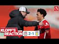 Klopp's Reaction: 'I think it was well deserved' | Liverpool vs Aston Villa