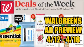 WALGREENS AD PREVIEW (4/12 - 4/18)