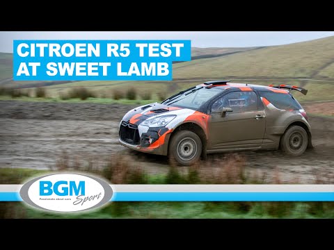 Citroen R5 Test with Kyle Tilley at Sweet Lamb Rally Complex | BGMsport