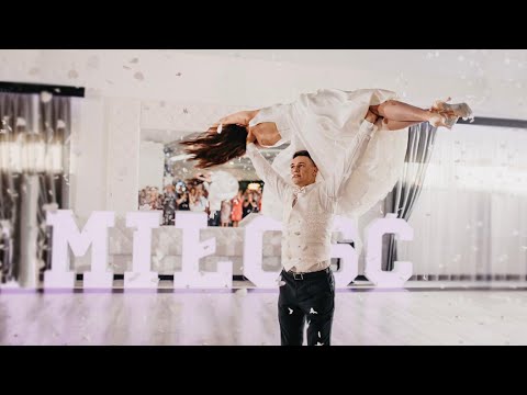 PIĘKNY PIERWSZY TANIEC Natalii & Marcina /Whitney Houston- I Have Nothing /Szkoła Tańca Marka Glinki