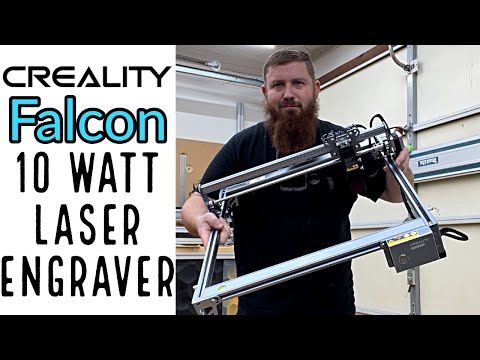Budget Friendly 10 watt laser - Creality CR Falcon review and testing