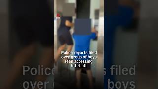 Police report filed over group of boys seen accessing lift shaft