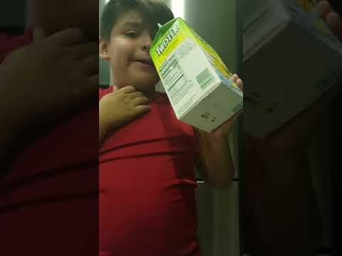 I drunk lemonade in 42 seconds