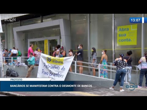 Sindicatos bancários do país se manifestam contra medidas prejudiciais do governo federal 21 01 20