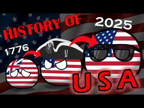 COUNTRYBALLS: History of the United States (full)
