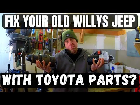Willys Jeep CJ5: Replace the Original Starter with Toyota Parts!! Really? Willys Jeep CJ5