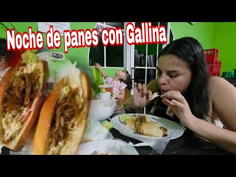 Panes con Gallina Salvadoreño, Compartiendo en Familia 