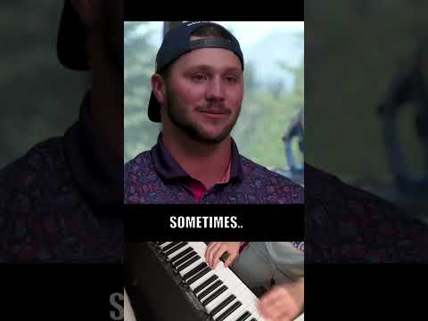 😳 Josh Allen VS Caleb Pressley!!! The TROW-UP Musical! #shorts #nfl