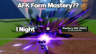 How to AFK Farm Mastery | Blox Fruits