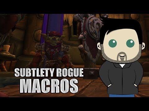 Subtlety Rogue GSE Macros for 8.0