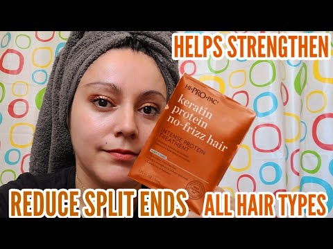 How to fix frizzy hair with Hipropac keratin protein...