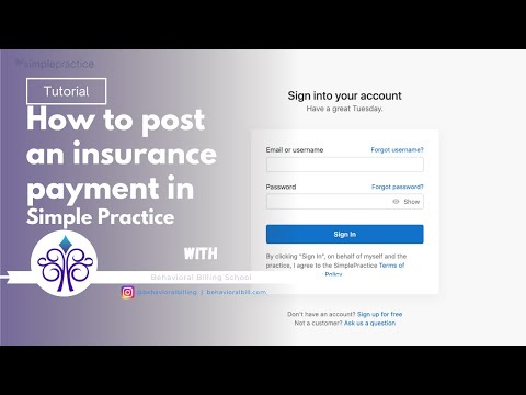 How to record an insurance payment in SimplePractice | Learn Billing Workflows | Behavioral Billing
