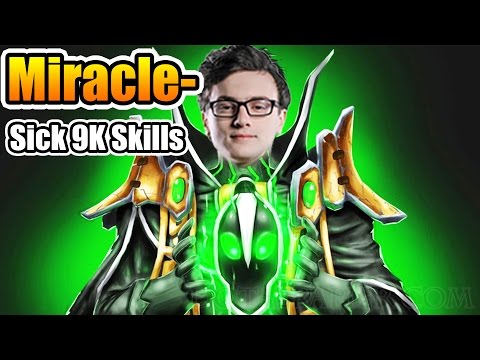Miracle- Rubick Lvl 1 9000 M-god Skill plays - Dota 2 7.01