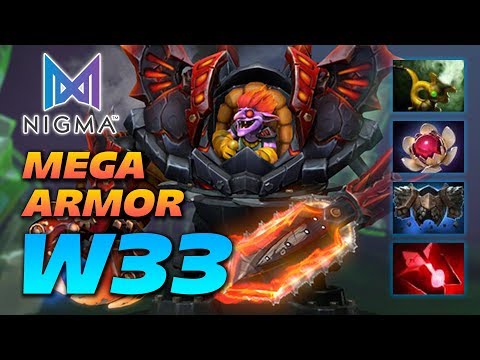 w33 Timbersaw - MEGA ARMOR - Dota 2 Pro Gameplay