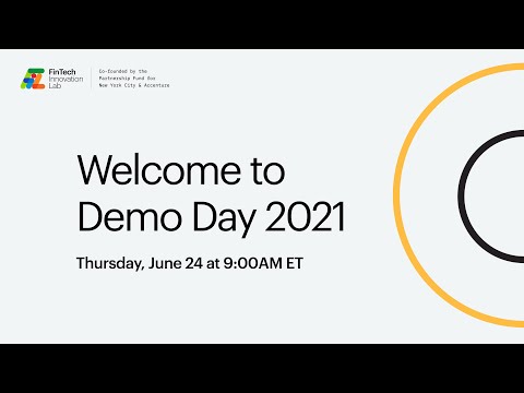 Demo Day 2021 - FinTech Innovation Lab New York