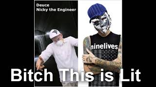 Deuce - Bitch This is Lit (Instrumental)  w/Hook #scarredbeats #nickytheengineer