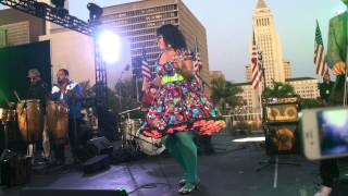 La Santa Cecilia "La Negra" @ Grand Park 4th of July DTLA