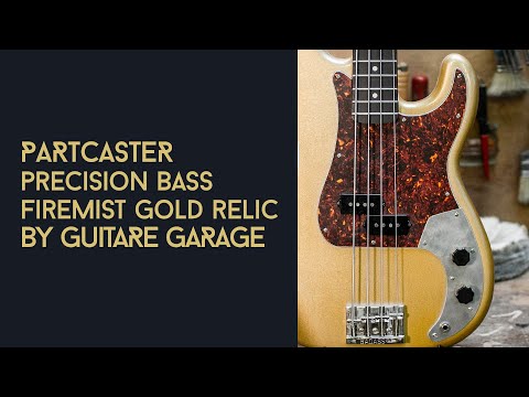 Guitare Garage Precision Bass Firemist Gold Relic image 12