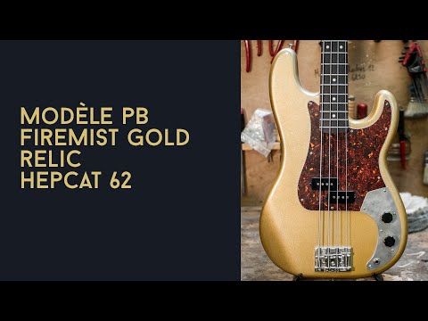 Guitare Garage Precision Bass Firemist Gold Relic image 12