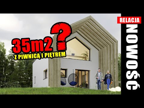 Nowość! Dom na wąską działkę. Dom 35m2 z piwnicą i piętrem? Dom z piwnicą. Ocieplenie cz.3
