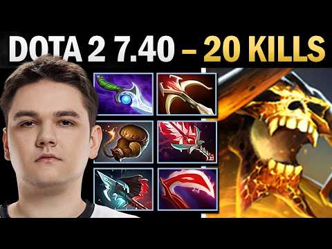 Clinkz Pro Carry with Diffusal and 20 Kills - Dota 2 Gameplay