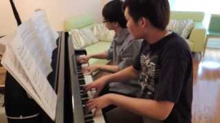Jason Tsang / David Tam piano - The Legend of Zelda: Ocarina of Time - Gerudo Valley Piano Duet