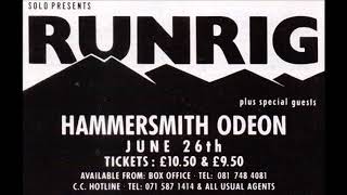 Runrig - Hammersmith Odeon 1991 (Live audio)