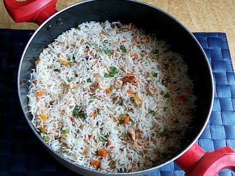 Perfect Egg Fried rice / how to cook rice perfectly for fried rice Video