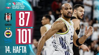 Beşiktaş GAİN (87-101) Fenerbahçe Beko | Türkiye Sigorta Basketbol Süper Ligi - 2025/26