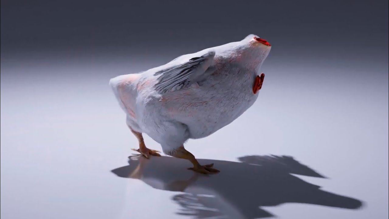 コケピー　歩きアニメーション