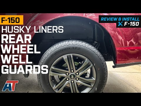 2021-2023 F-150 Husky Liners Rear Wheel Well Guards; Black Review & Install