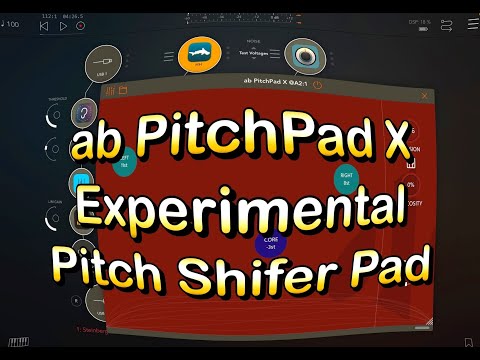 ab PitchPad X - Experimental Pitch Shifter Pad - Walkthrough & Demo for the iPad