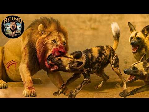 Perros Salvajes Africanos: El Poder de la Manada Siembra el Miedo en Botsuana #animalessalvajes